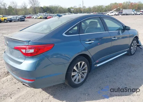 2015 Hyundai Sonata Sport из США, поврежденный, VIN 5NPE34AF0FH085313